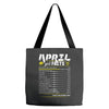 April Girl Facts Taurus Tote Bags