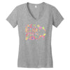 life is better with boxers Women's V-Neck T-Shirt