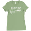 autistic ninja Ladies Fitted T-Shirt