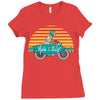 ride and surf Ladies Fitted T-Shirt