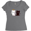 purr evil 2 Women's Triblend Scoop T-shirt
