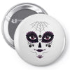 girl day of the dead Pin-back button