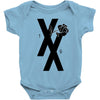 mgk t xx shirt flower black rose Baby Bodysuit