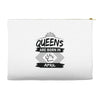 Queens Are Born In April Accessory Pouches