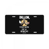 predator movie dillon licensed adult License Plate
