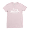 and so the adventure begins Ladies Fitted T-Shirt