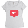 TAP LIKE Women's Triblend Scoop T-shirt