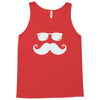 hipster glasses and moustache Tank Top