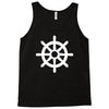 steering wheel sail boat funny Tank Top