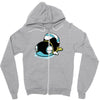drooly snake slug thing Zipper Hoodie