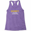 security little sister protection squad Racerback Tank