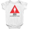 404 error girlfriend not found Baby Onesie