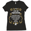 i am an aquarius Ladies Fitted T-Shirt