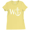 w anchor Ladies Fitted T-Shirt