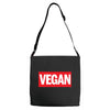 marvel logo parody vegan Adjustable Strap Totes