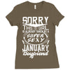 This Girl Is Taken By A Super Sexy January Boyfriend Ladies Fitted T-Shirt