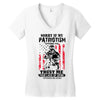 Sorry If My Patriotism Offends You Women's V-Neck T-Shirt