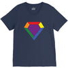 Rainbow LGBT Diamond V-Neck Tee