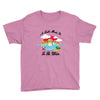 a turtle made it to the water Youth Tee