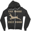 eat more fast food Zipper Hoodie