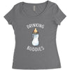 Drinking Buddies Women's Triblend Scoop T-shirt
