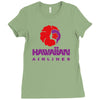 stylish retro hawaiian airlines Ladies Fitted T-Shirt