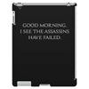 assassins slogan iPad 3 and 4 Case