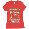 proud dad freaking Ladies Fitted T-Shirt