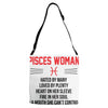 Pisces Woman Adjustable Strap Totes