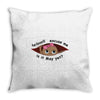 May Peeking Out Baby Girl Throw Pillow