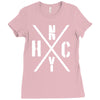nyhc new york hardcore funny Ladies Fitted T-Shirt