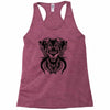 demon wolf Racerback Tank