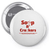 soup r' crackers Pin-back button