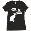 pussy! chicken! Ladies Fitted T-Shirt