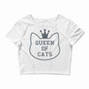 queen of cats Crop Top