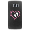 Baby Girl with Heart Any Name Customized Samsung Galaxy S7 Edge