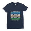 My Mind is Like My internet Browser i Have 19 Tabs Open 3 Are Frozen A Ladies Fitted T-Shirt