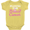 playing for breast cancer Baby Bodysuit