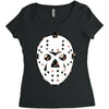 jason friday floral Women's Triblend Scoop T-shirt