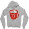 black coffee Zipper Hoodie