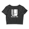 blow me nintendo nes Crop Top