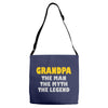 father's day grandpa gift funny grandpa shirt birthday gift for grandp Adjustable Strap Totes
