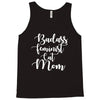 badass feminist cat mom Tank Top