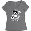 hustle Women's Triblend Scoop T-shirt