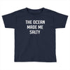The Ocean Made Me Salty Toddler T-shirt