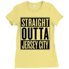 straight outta jersey city Ladies Fitted T-Shirt