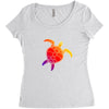 Sea Turtle Women's Triblend Scoop T-shirt