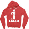 lmao laughing my ass Zipper Hoodie