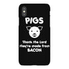 pigs thank the lord they're made from bacon iPhoneX