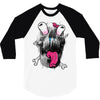 scary skull 3/4 Sleeve Shirt